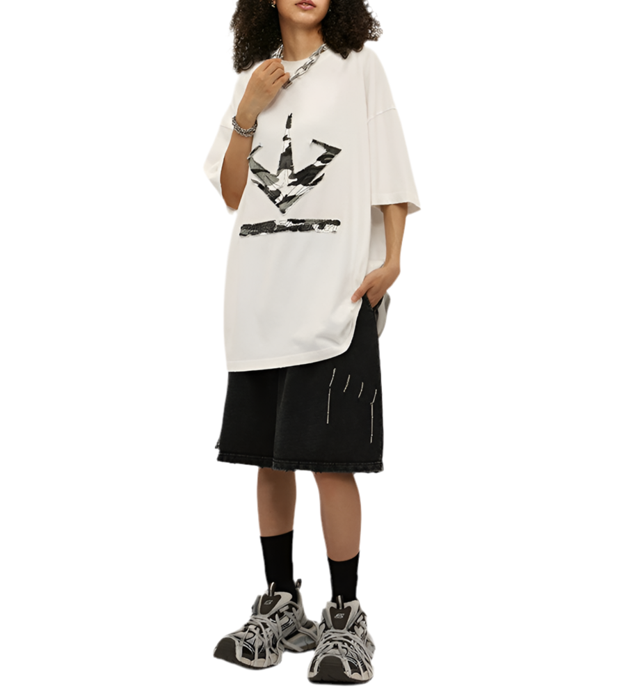 TLS110 Oversized tee/ Camo Viper
