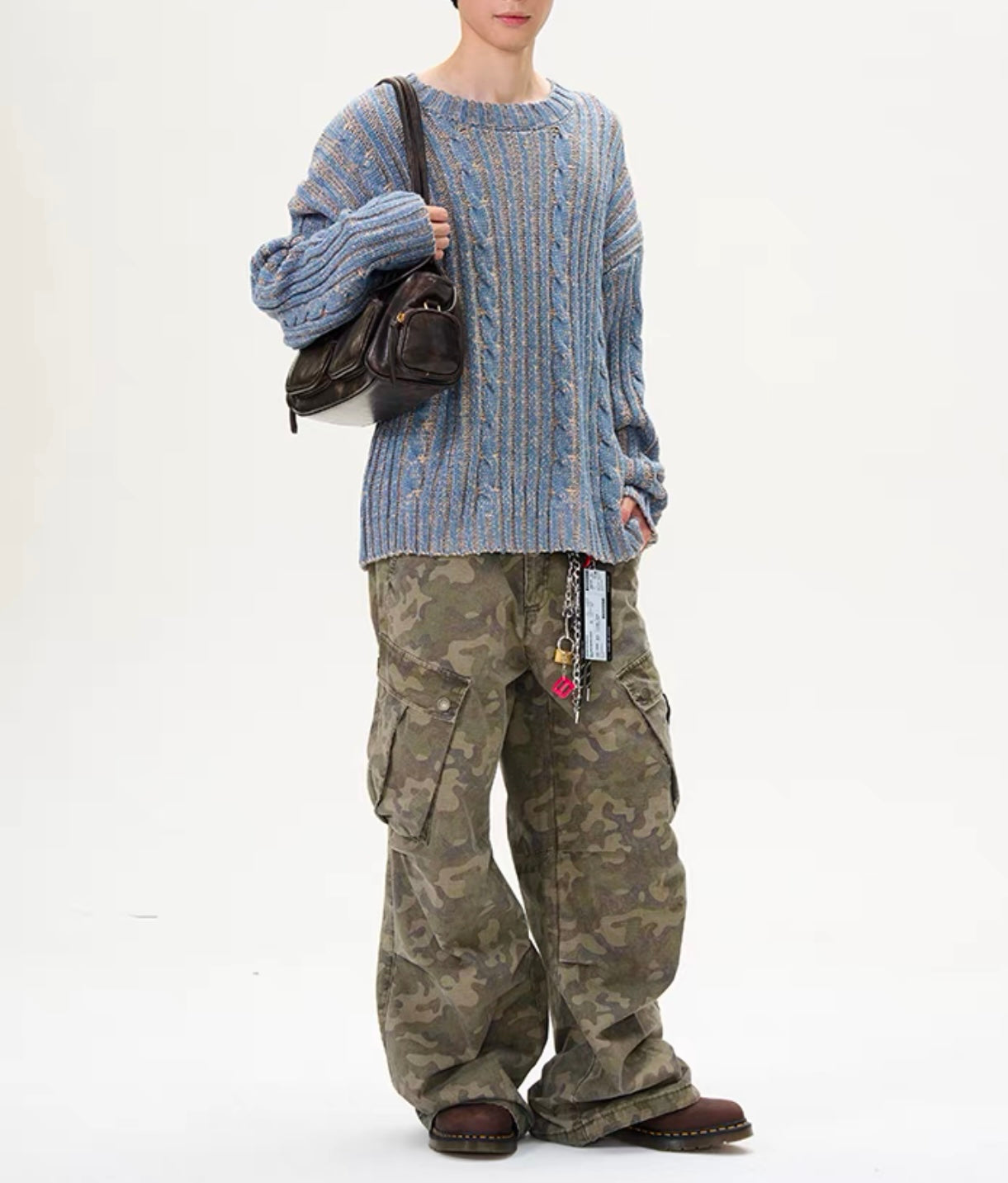 TJ10001 Baggy Cargo Pants/ Urban Camo
