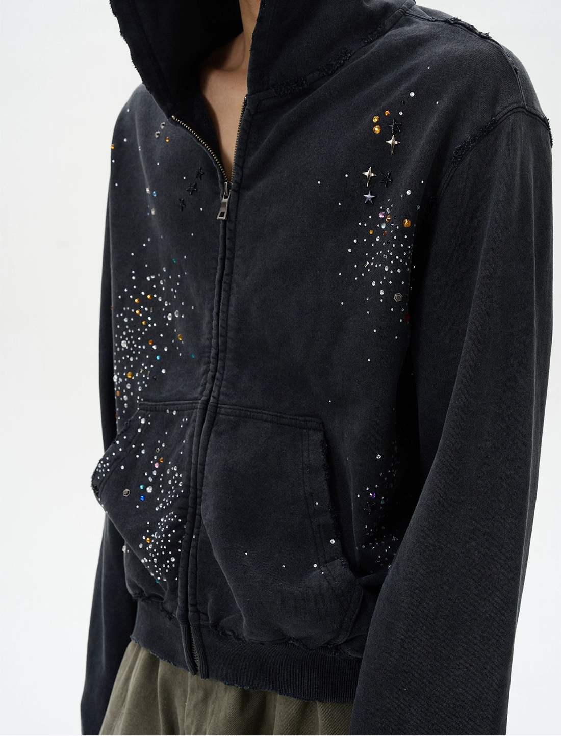 HS10051 Oversized Hoodie/ Celestial Drip