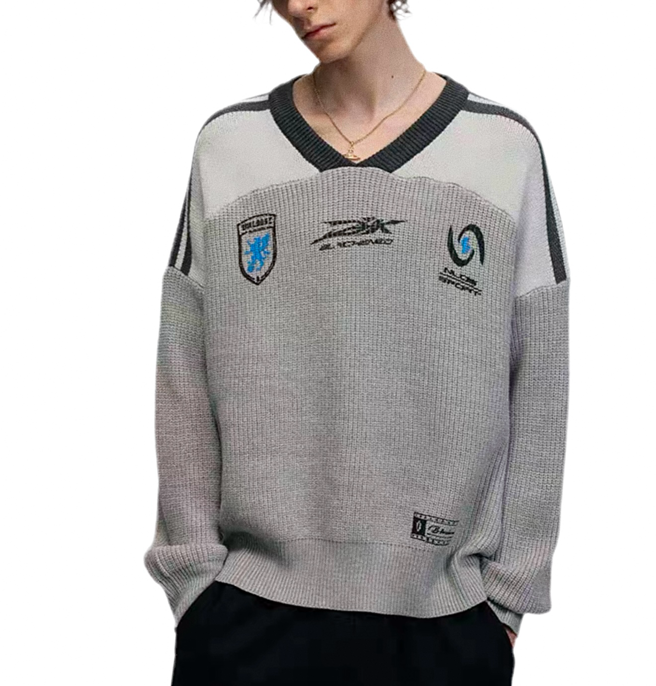 HS10008 Oversized Knitted Sweater/ Pro Circuit