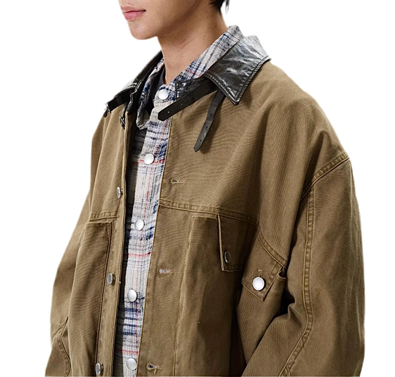JS10011 Oversized Jacket/ Urban Fleece Utility
