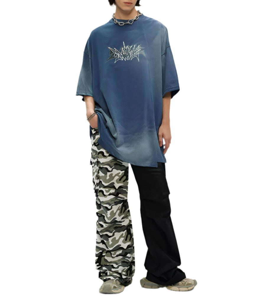 TLS121 Oversized tee/ Void Wave