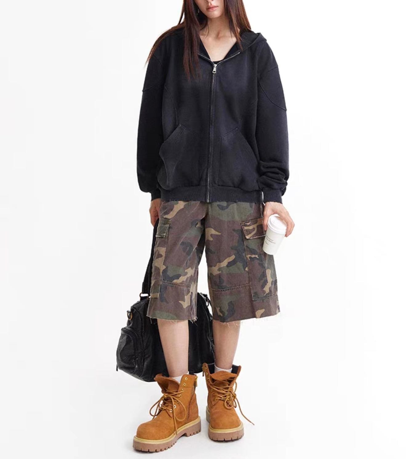 HS10037 Oversized Hoodie/ Fade Haven