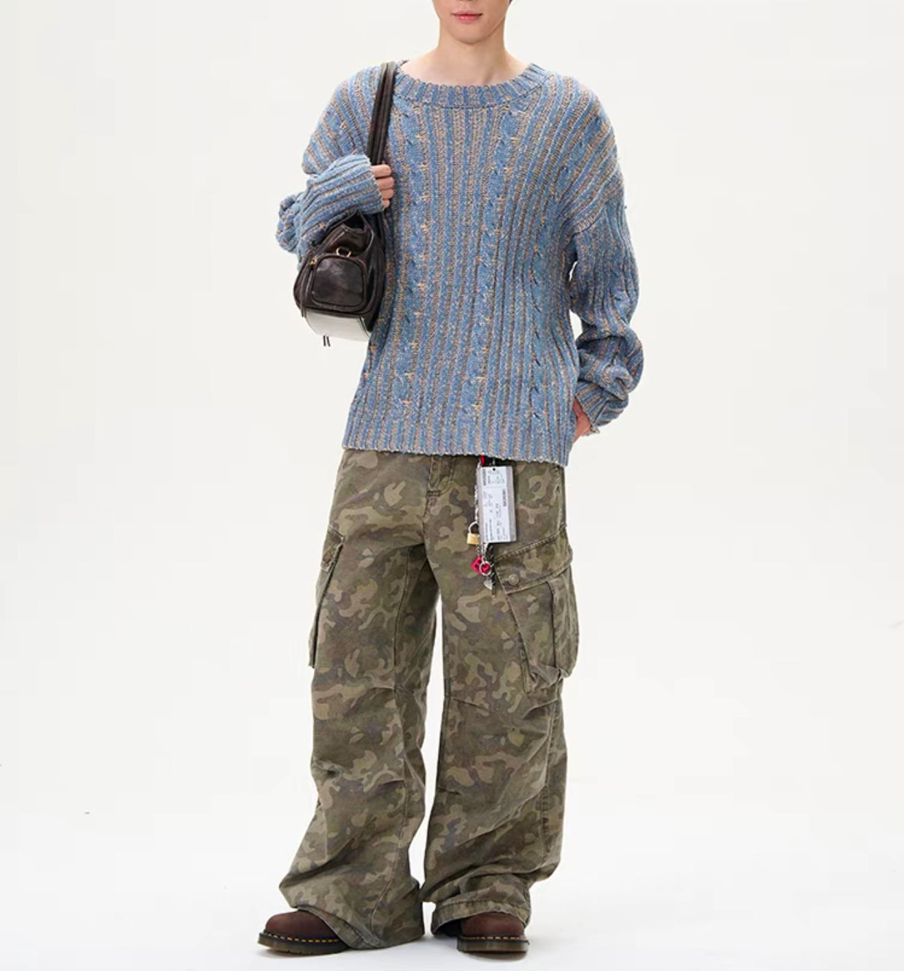 TJ10001 Baggy Cargo Pants/ Urban Camo
