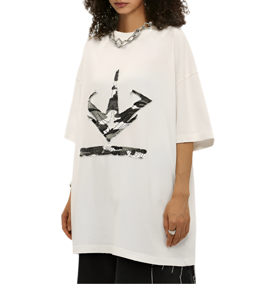 TLS110 Oversized tee/ Camo Viper