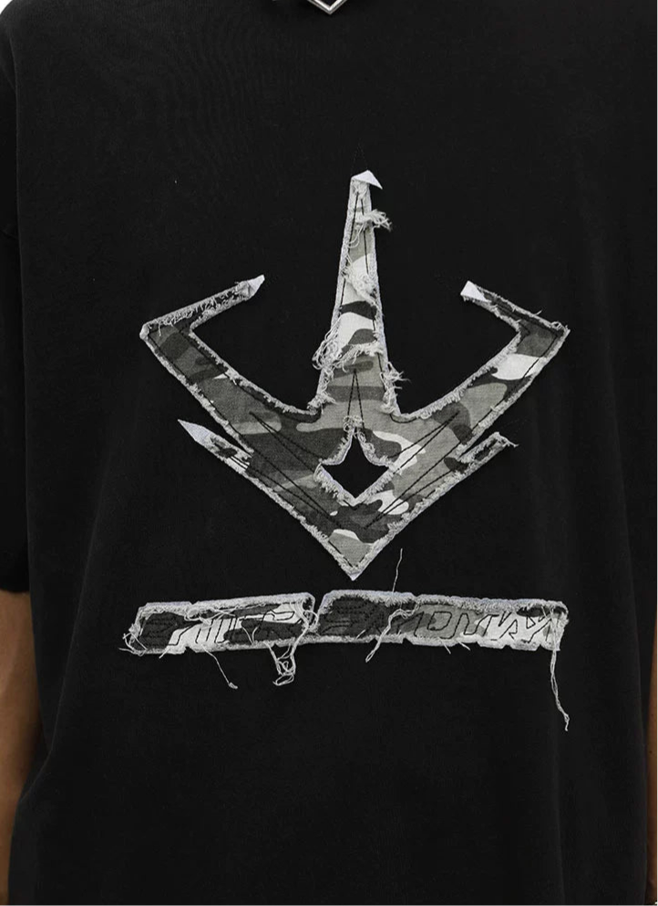 TLS110 Oversized tee/ Camo Viper