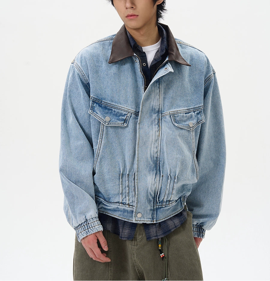 JS10072 Oversized Denim Work Jacket