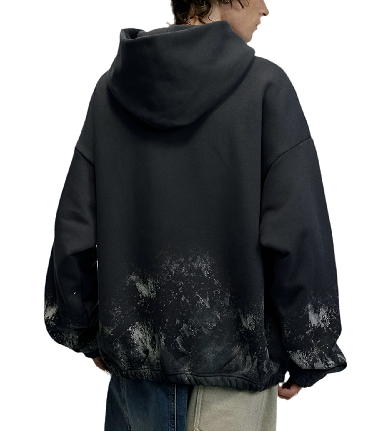HS10005 Oversized Hoodie/ Urban Ash
