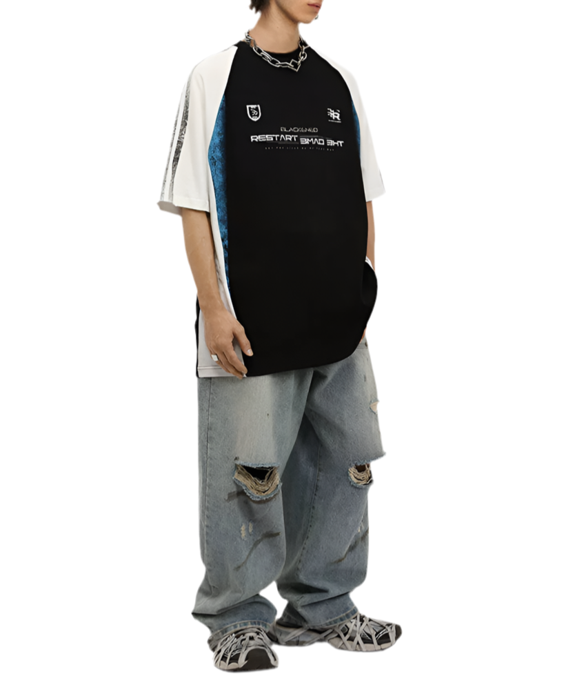 TLS108 Oversized tee/ Rev Racer