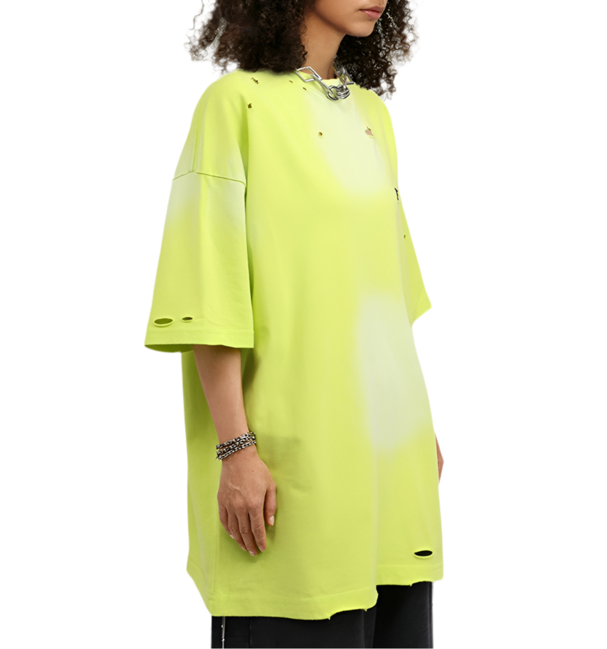 TLS113 Oversized tee/ Ripped ESM Logo