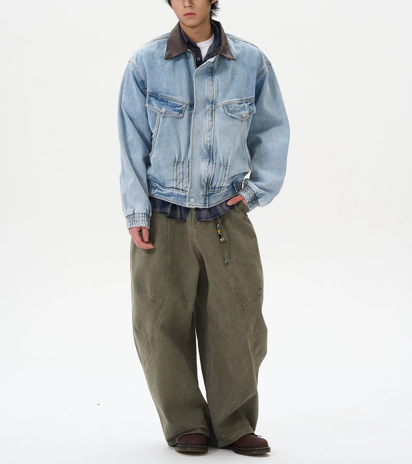 JS10072 Oversized Denim Work Jacket
