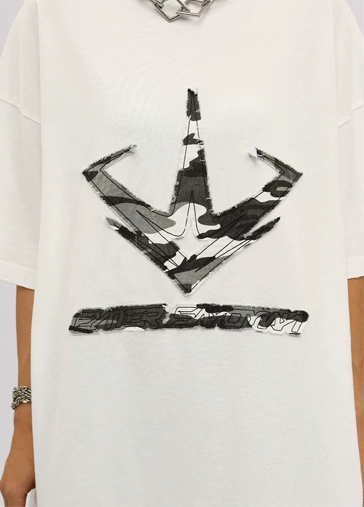 TLS110 Oversized tee/ Camo Viper