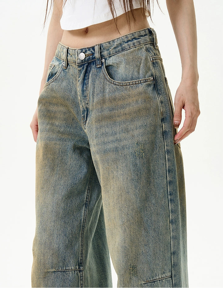 TJ10044 Baggy Jeans/ DirtFade