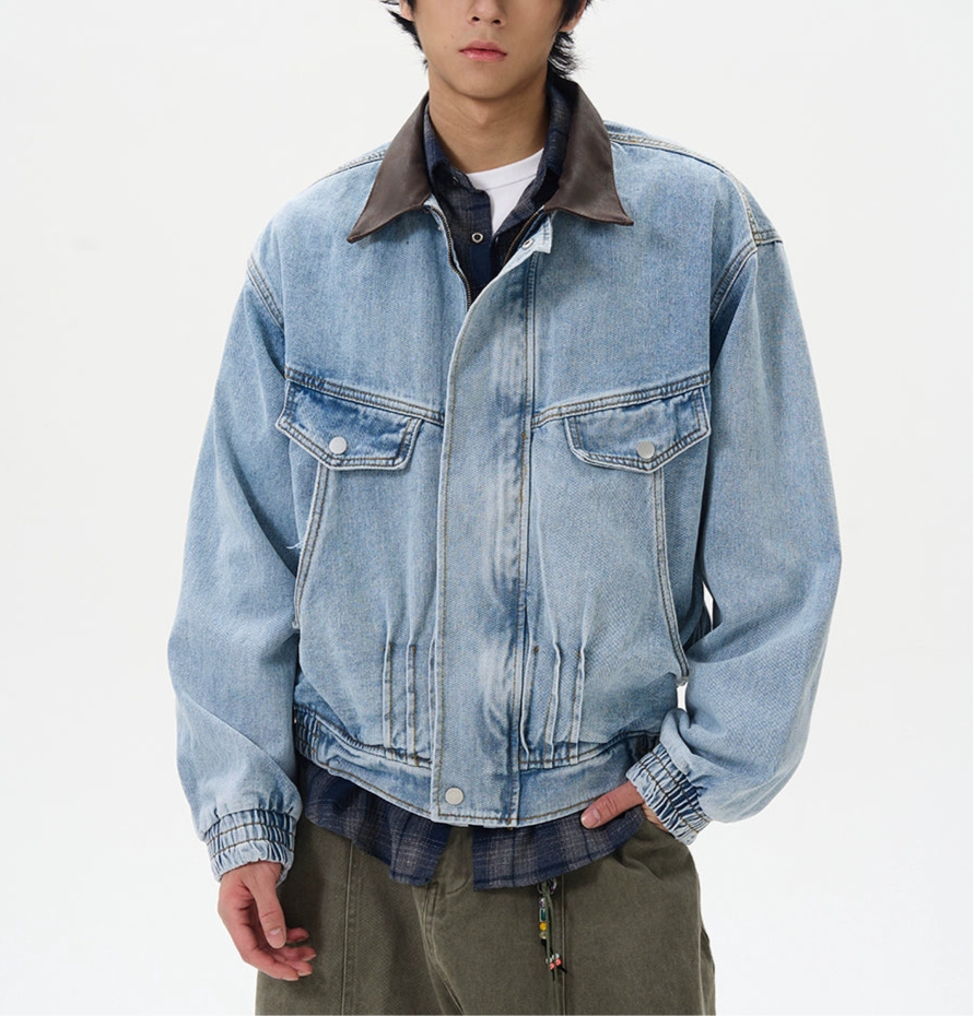 JS10072 Oversized Denim Work Jacket