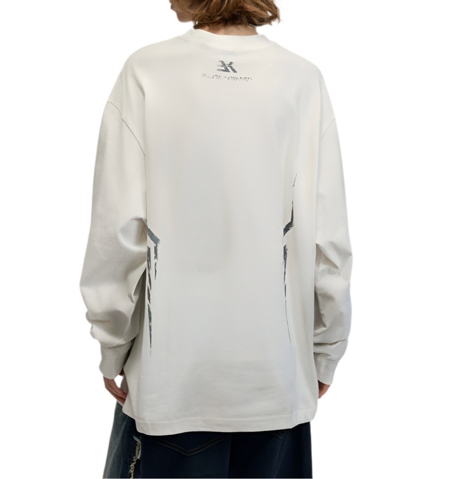 TLS120 Oversized long sleeve/ Waveform Flux