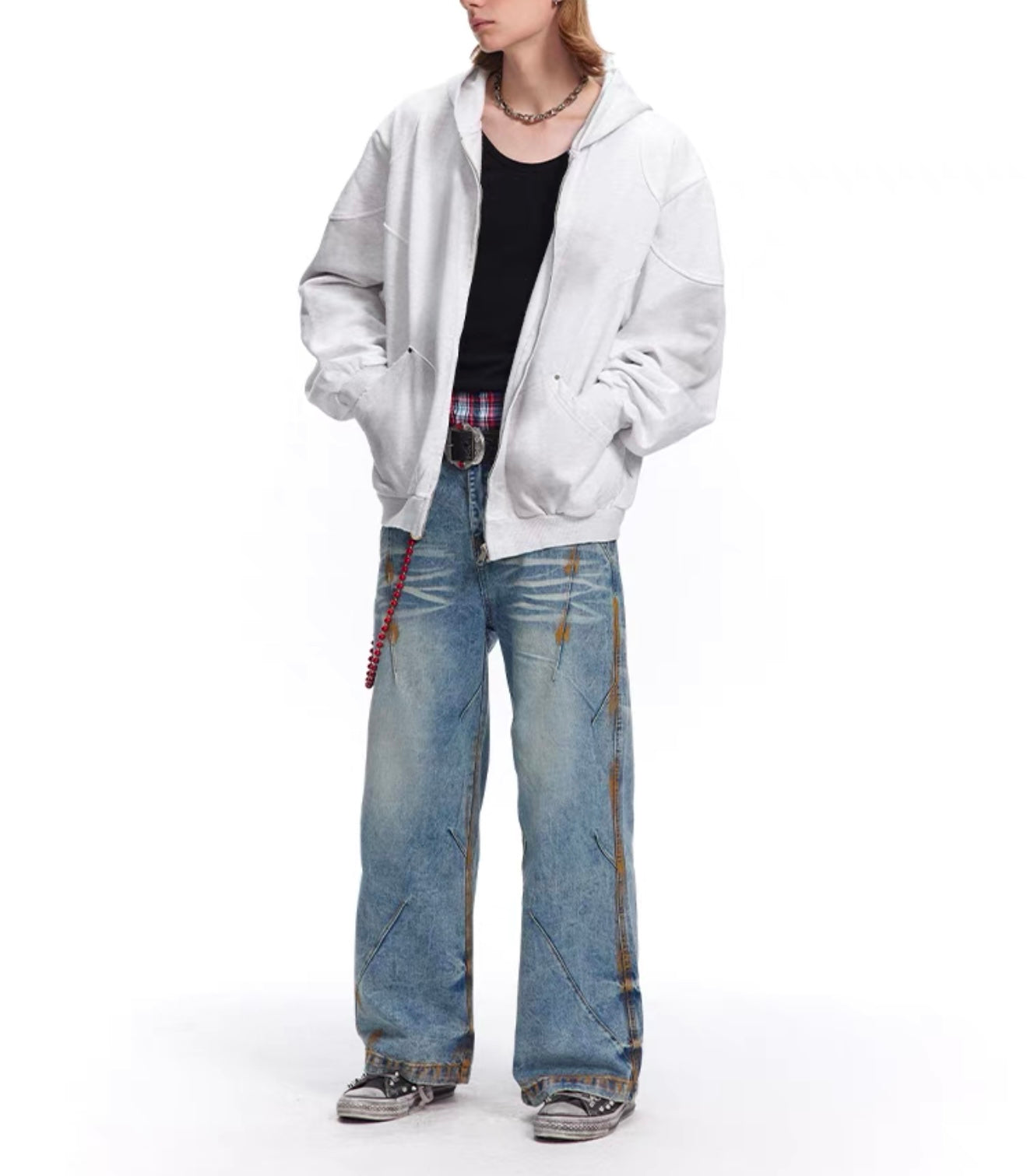HS10037 Oversized Hoodie/ Fade Haven