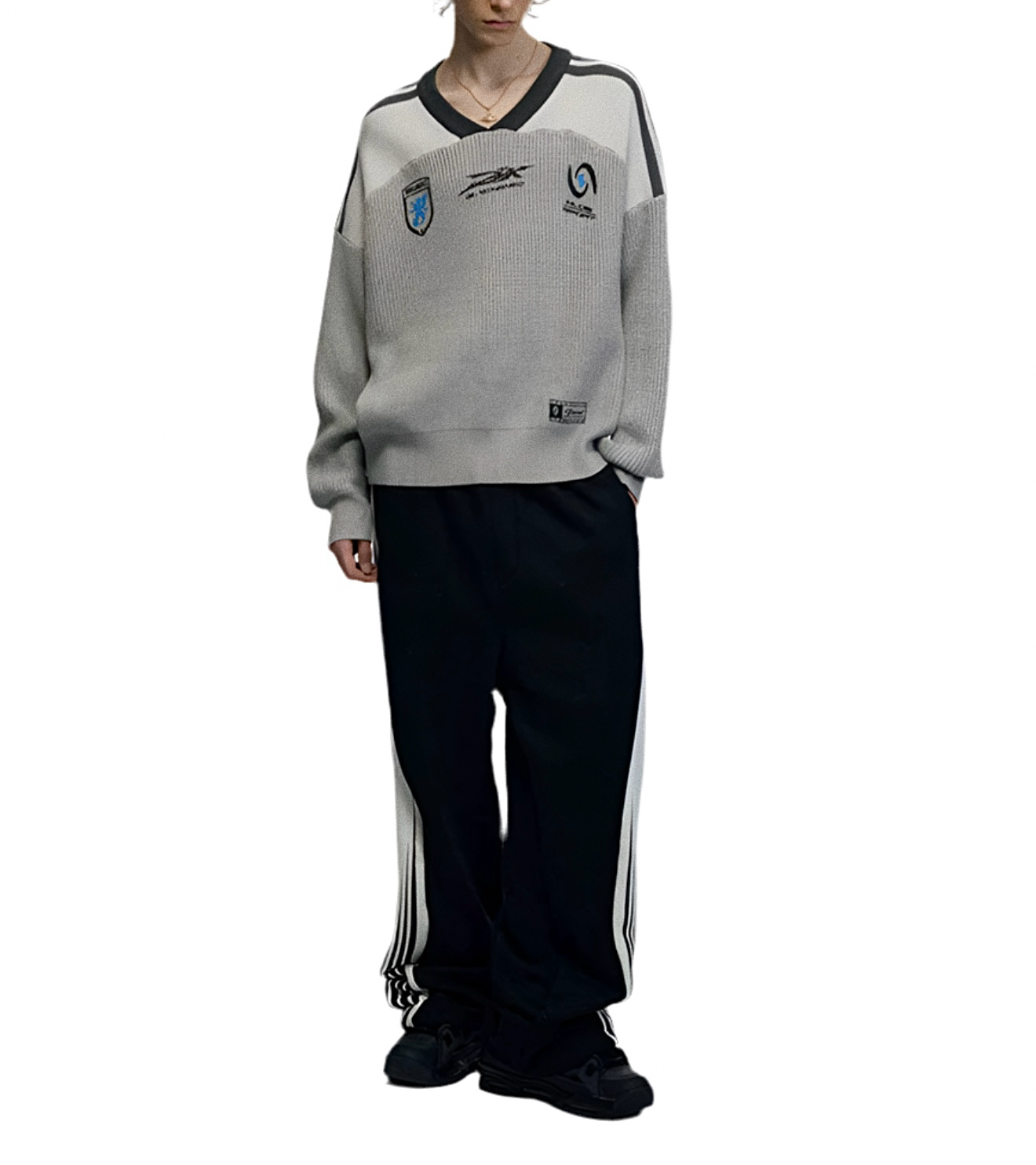 HS10008 Oversized Knitted Sweater/ Pro Circuit