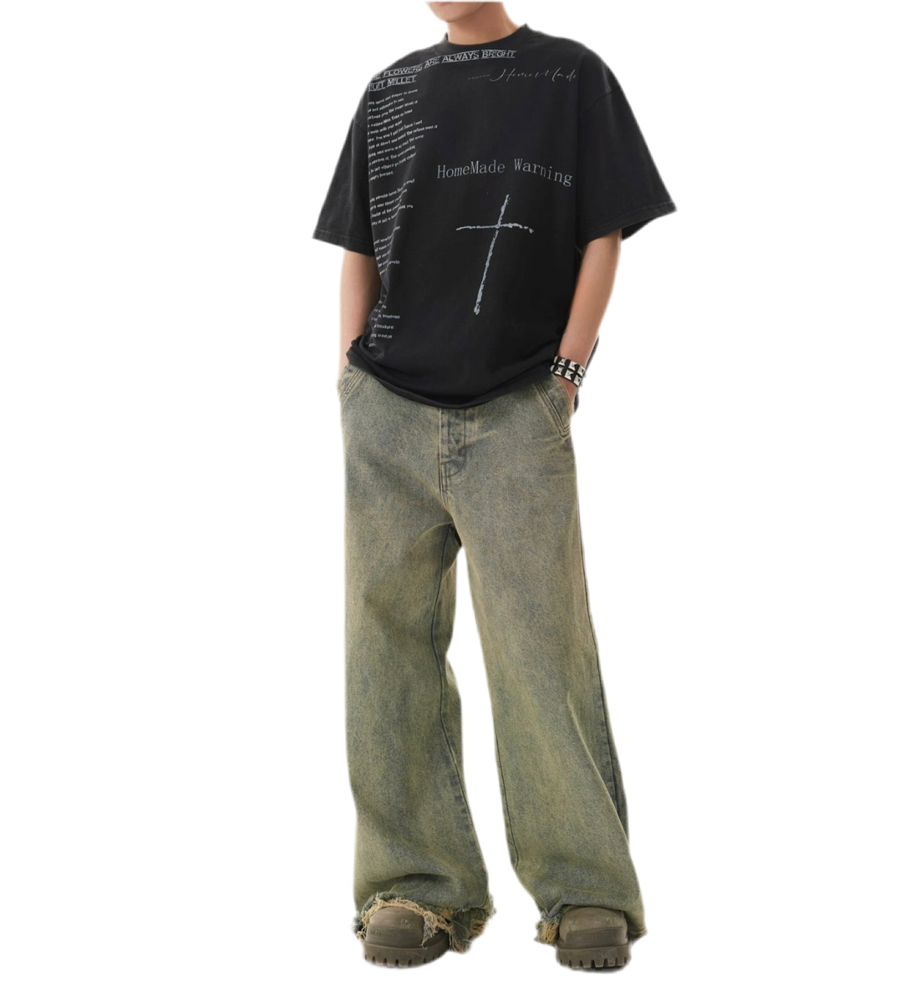 TLS132 Oversized Tee/ Cross