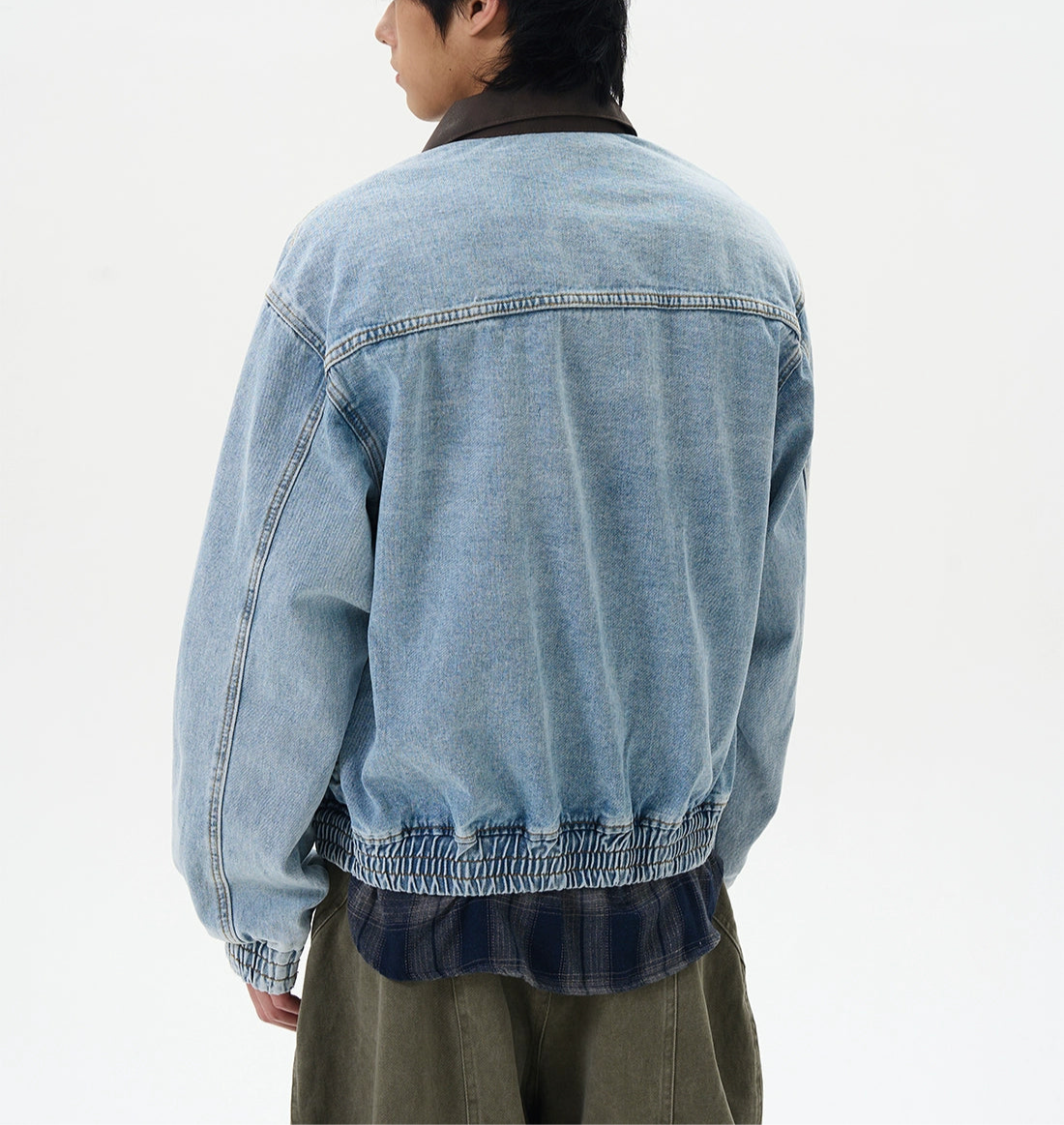 JS10072 Oversized Denim Work Jacket