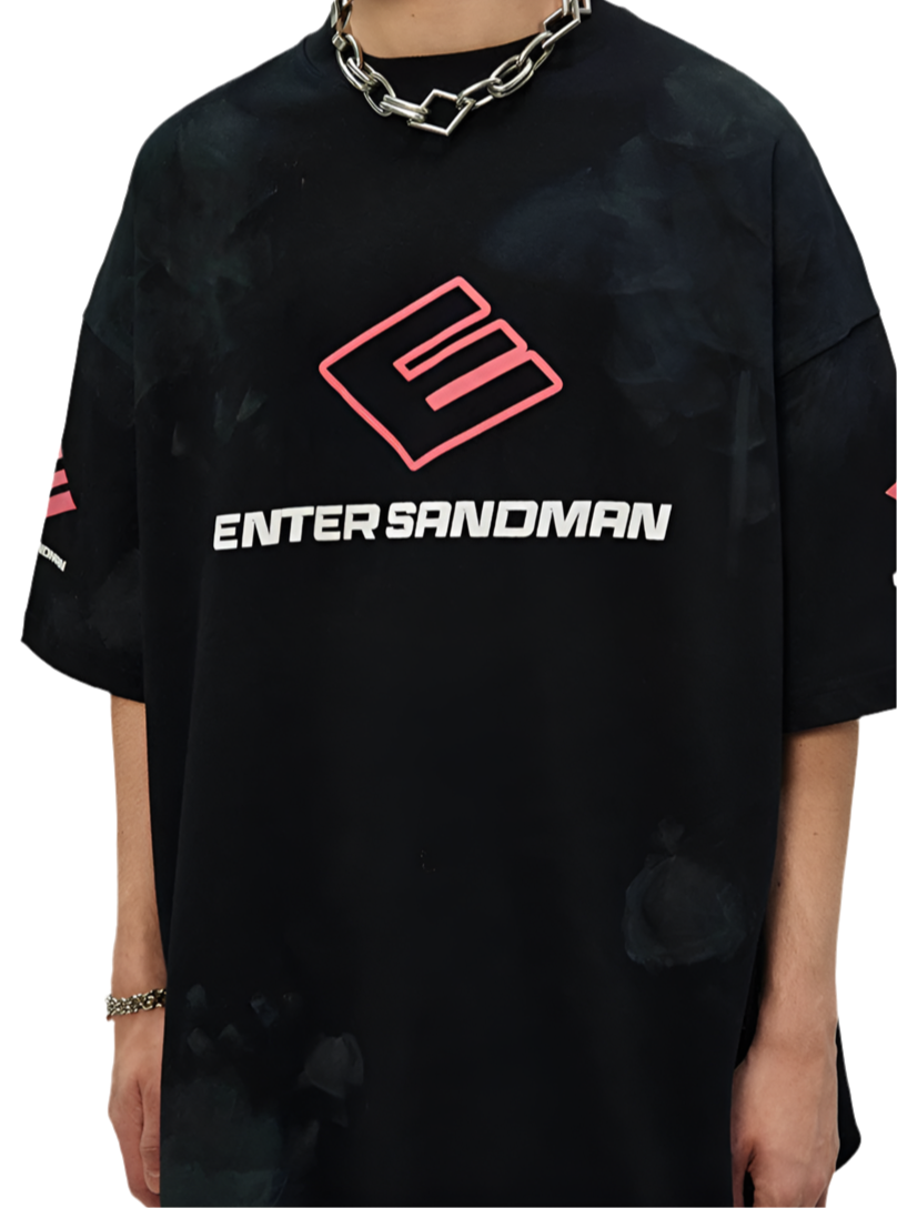 TLS118 Oversized tee/ Grunge Sandman
