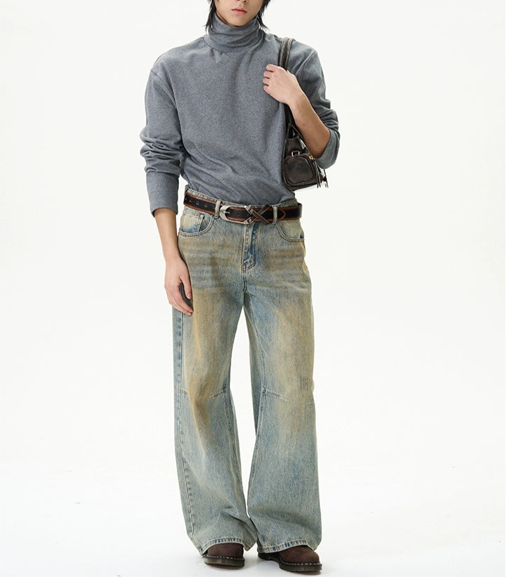 TJ10044 Baggy Jeans/ DirtFade