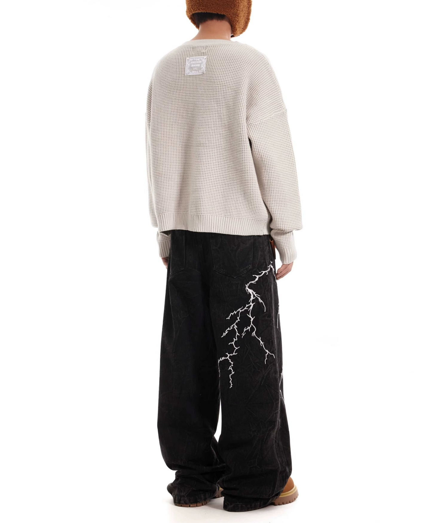 TJ10053 Baggy Jeans/ Lightning