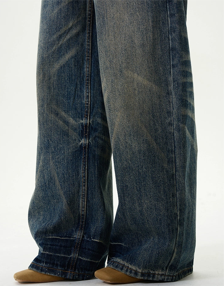 TJ10037 Baggy Jeans/ Vanguard Washed