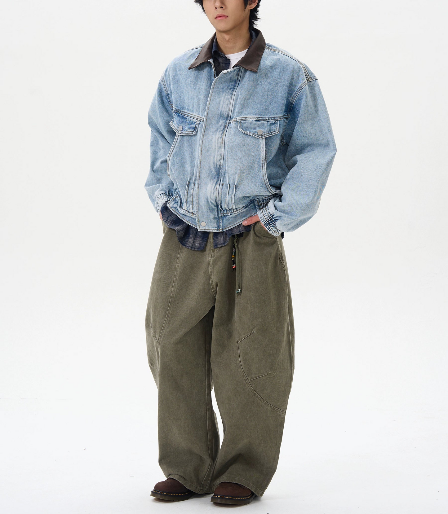 JS10072 Oversized Denim Work Jacket