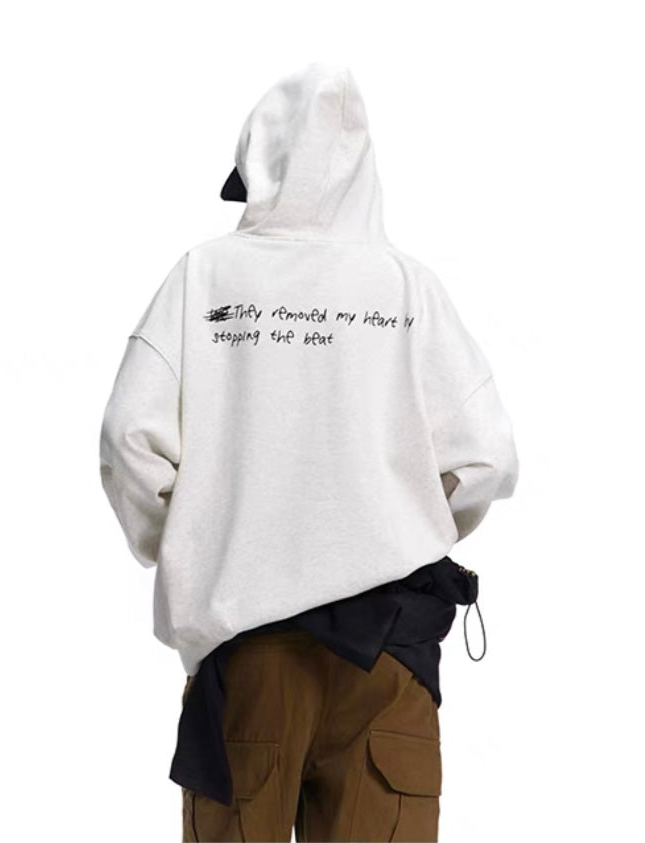 HS10034 Oversized hoodie/ E-Guitar