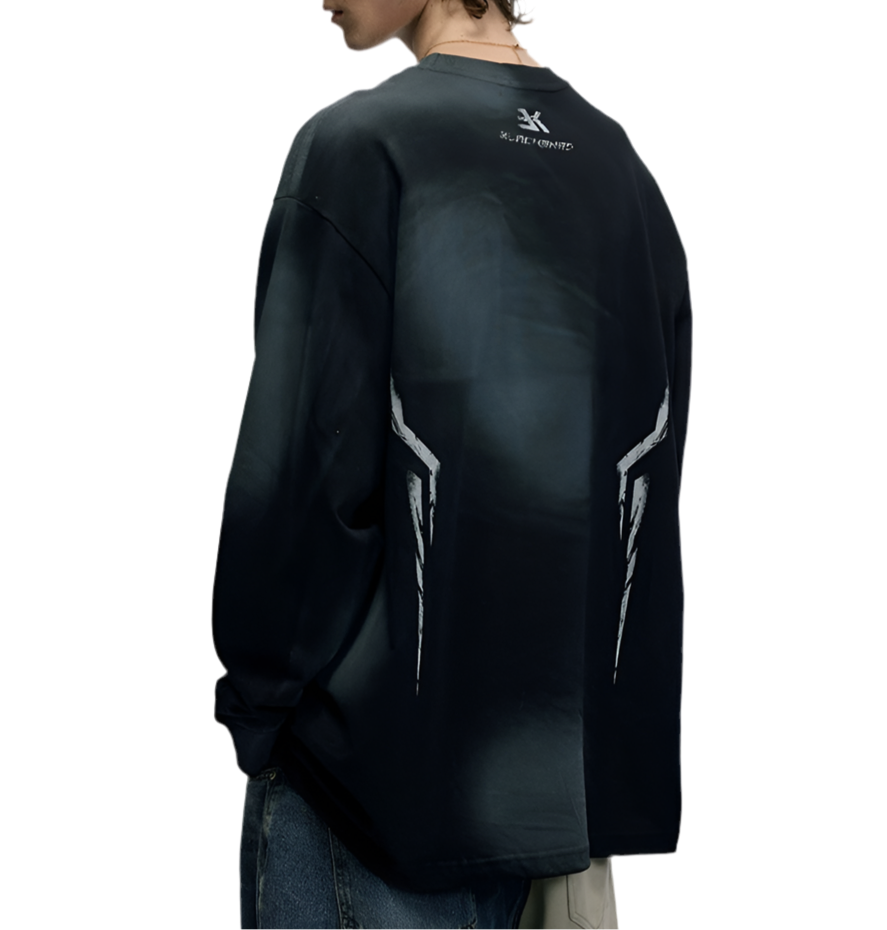 TLS120 Oversized long sleeve/ Waveform Flux