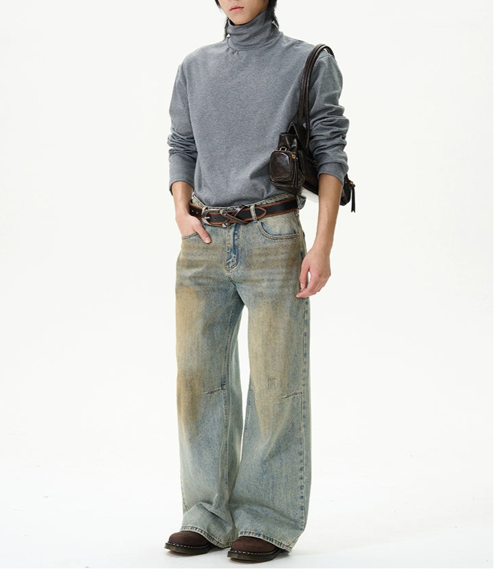 TJ10044 Baggy Jeans/ DirtFade
