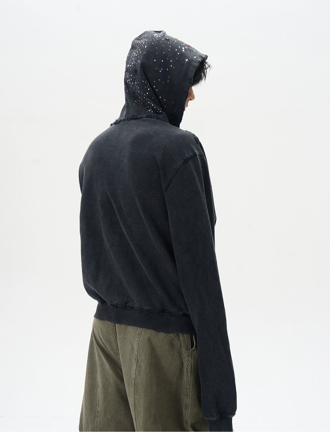 HS10051 Oversized Hoodie/ Celestial Drip