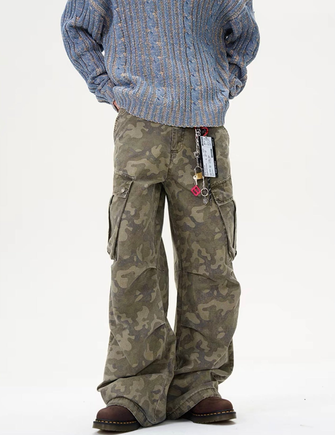 TJ10001 Baggy Cargo Pants/ Urban Camo