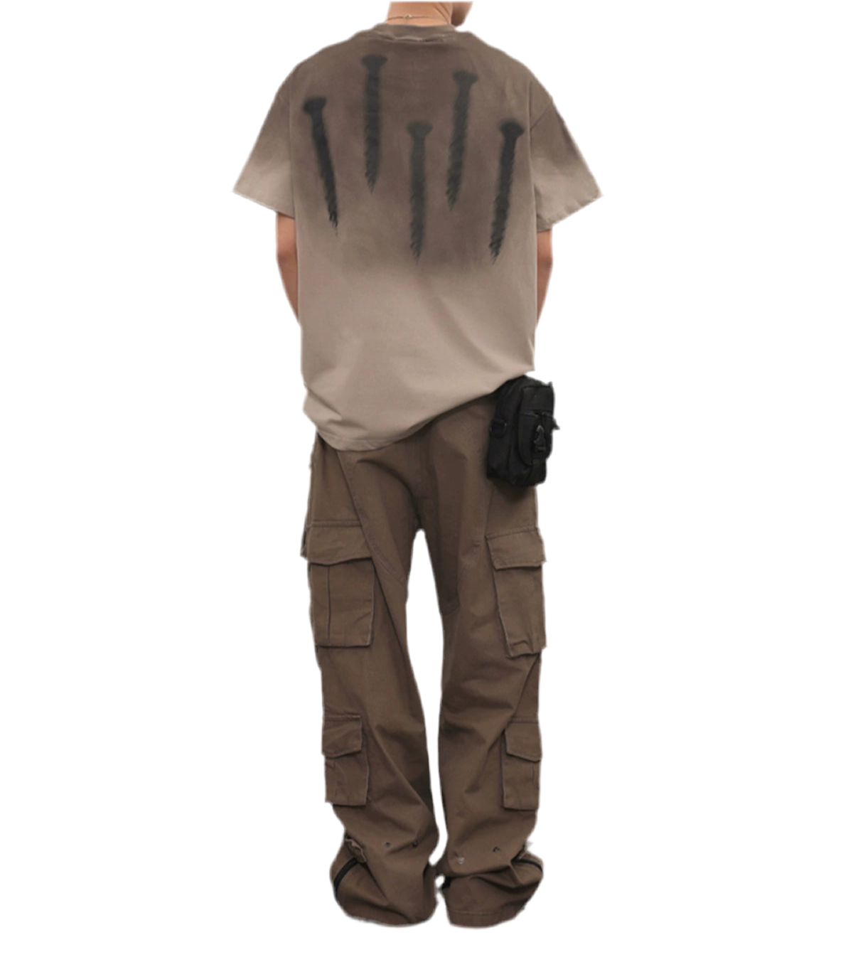 TLS137 Oversized tee/ Nails