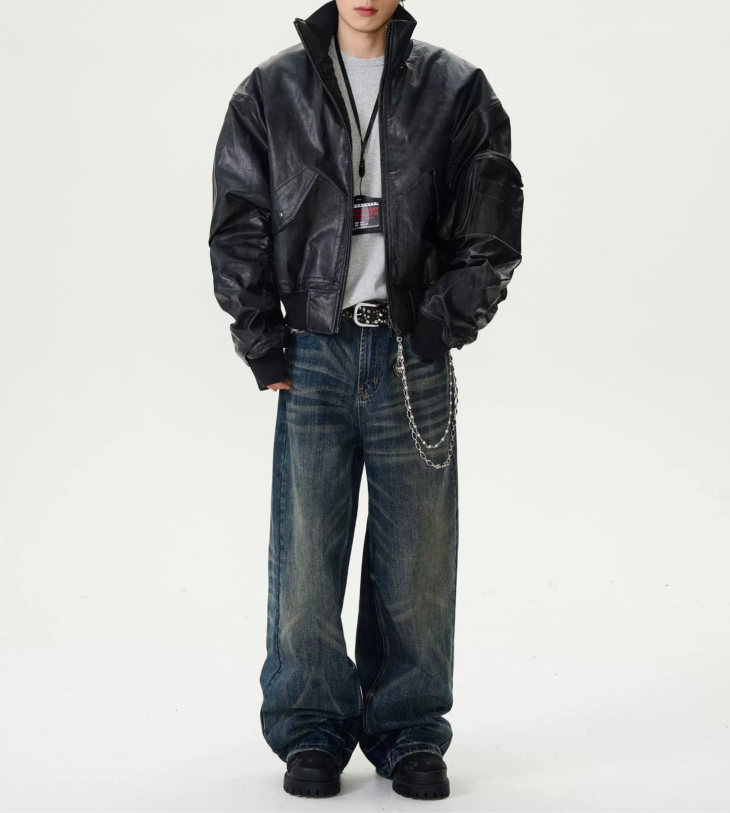 TJ10037 Baggy Jeans/ Vanguard Washed