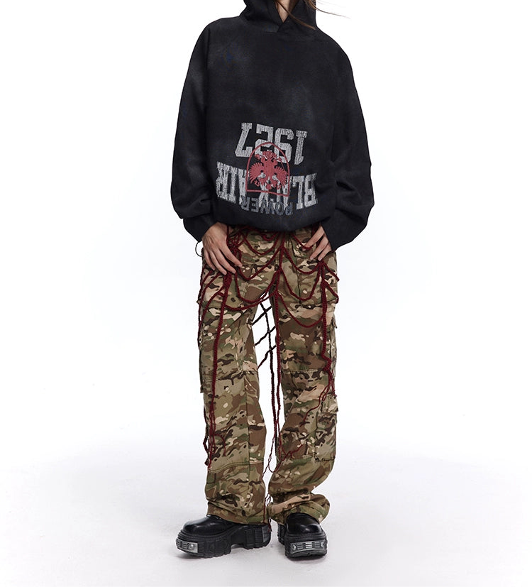 HS10035 Oversized hoodie/ Dirty HRE