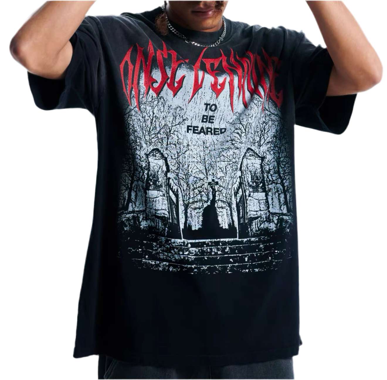 TLS123 Oversized tee/ Grave Yard