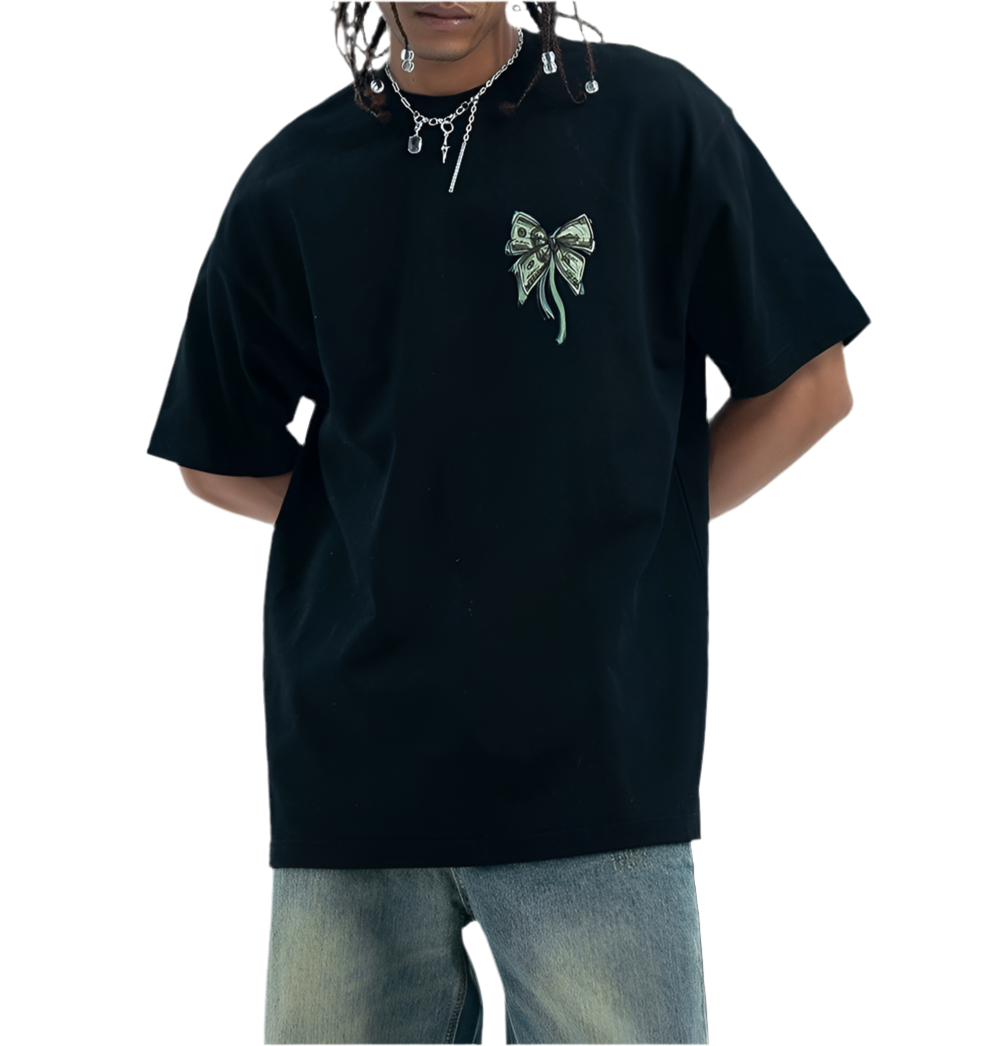 TLS127 Oversized tee/ Money Ribbon