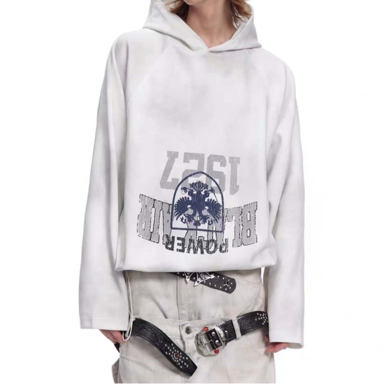 HS10035 Oversized hoodie/ Dirty HRE
