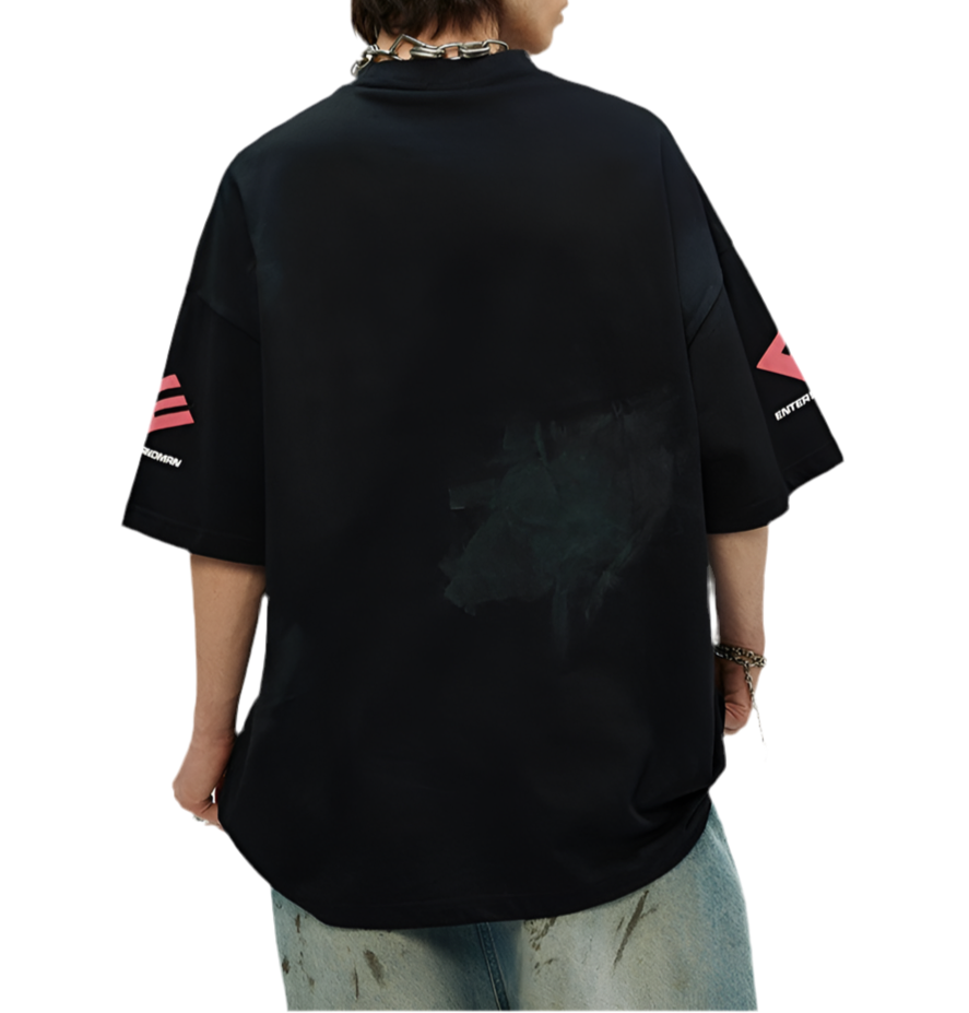 TLS118 Oversized tee/ Grunge Sandman
