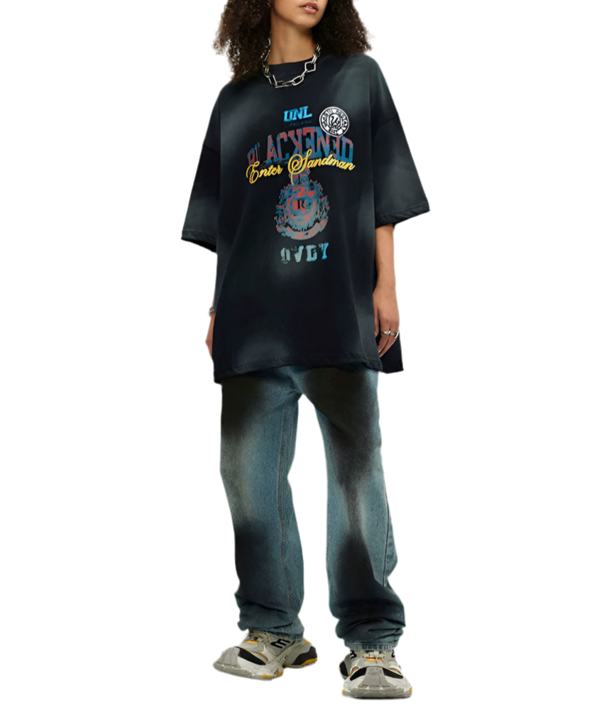 TLS114 Oversized tee/ Sandman Crest