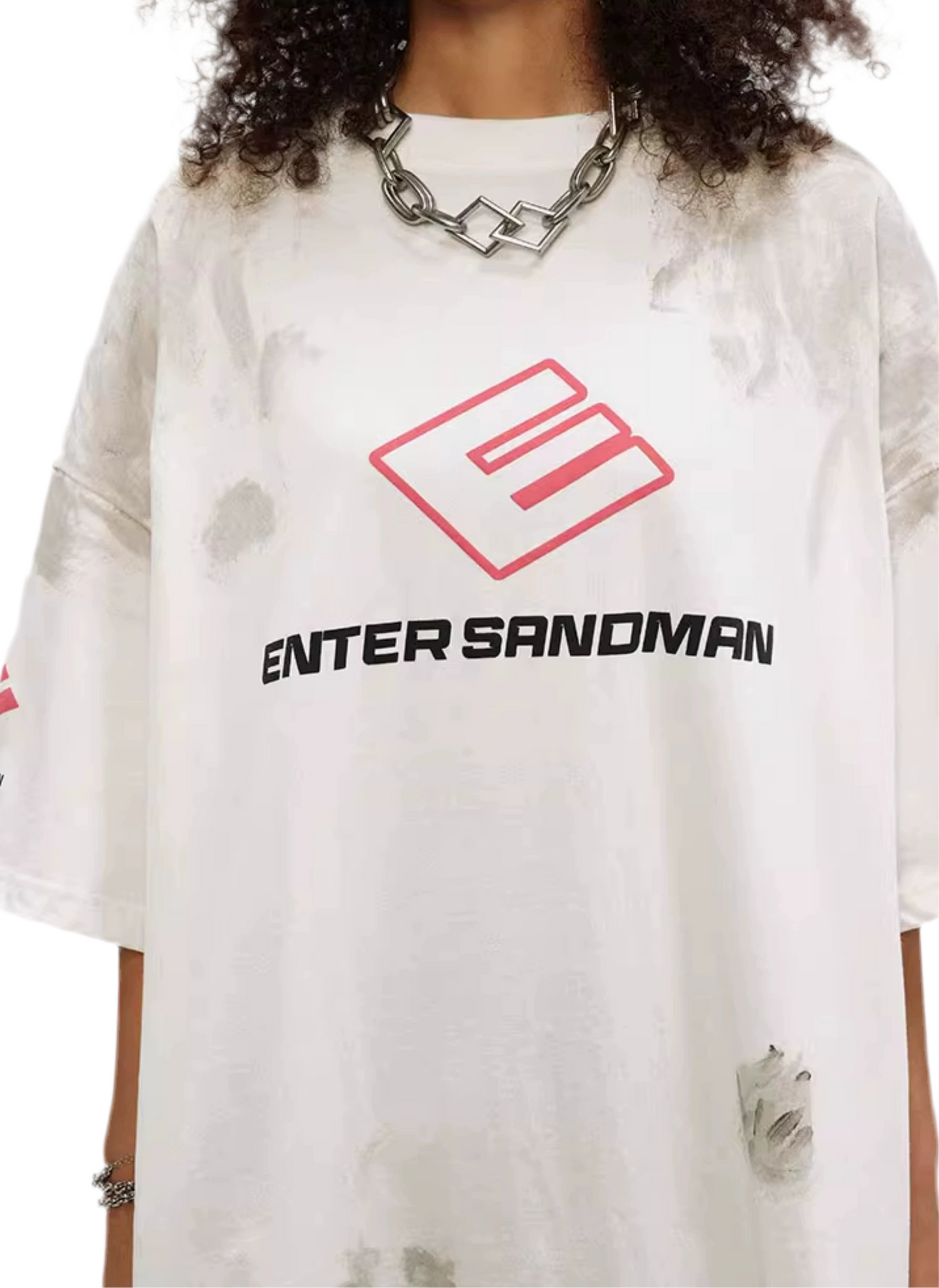 TLS118 Oversized tee/ Grunge Sandman