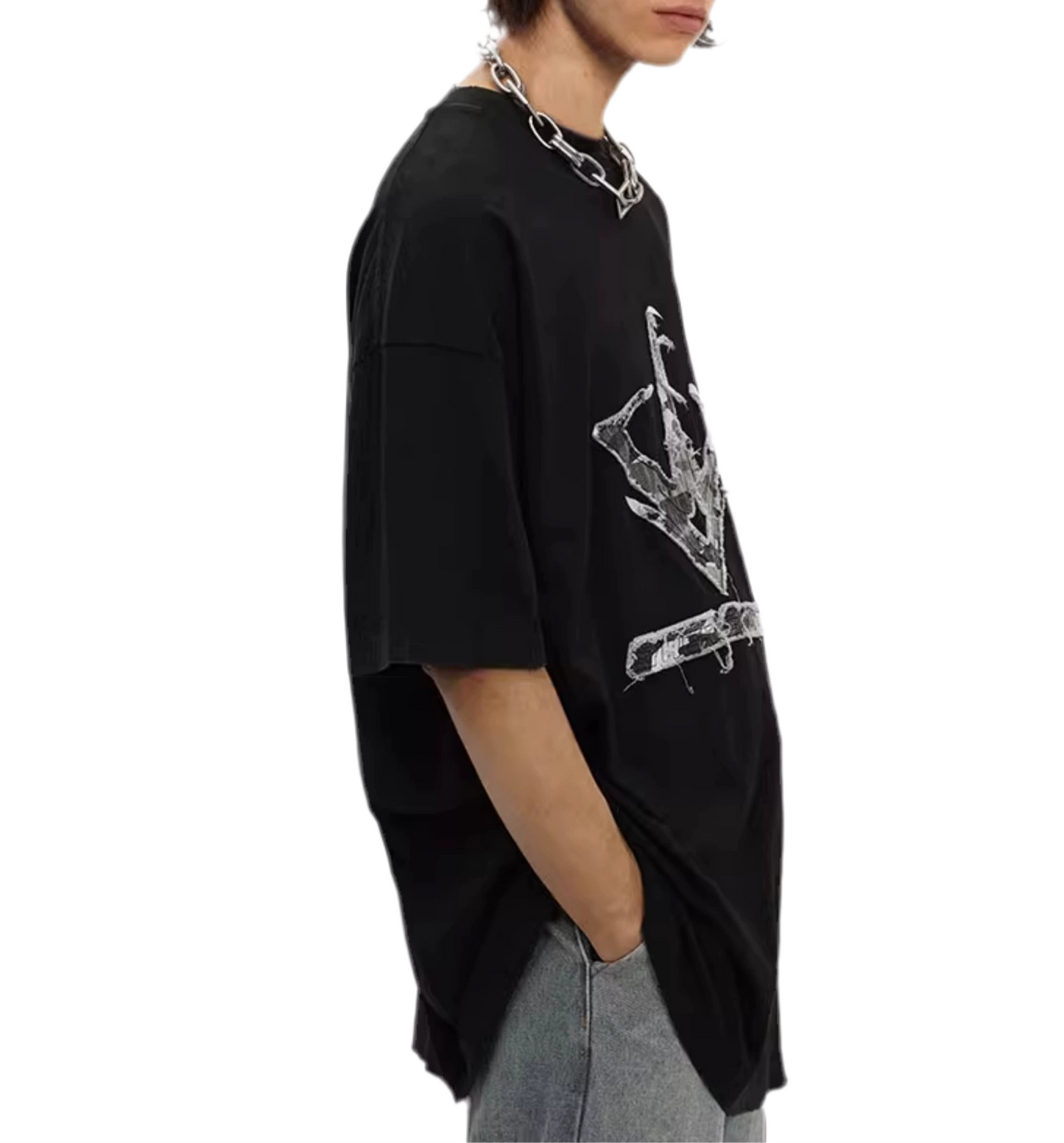 TLS110 Oversized tee/ Camo Viper
