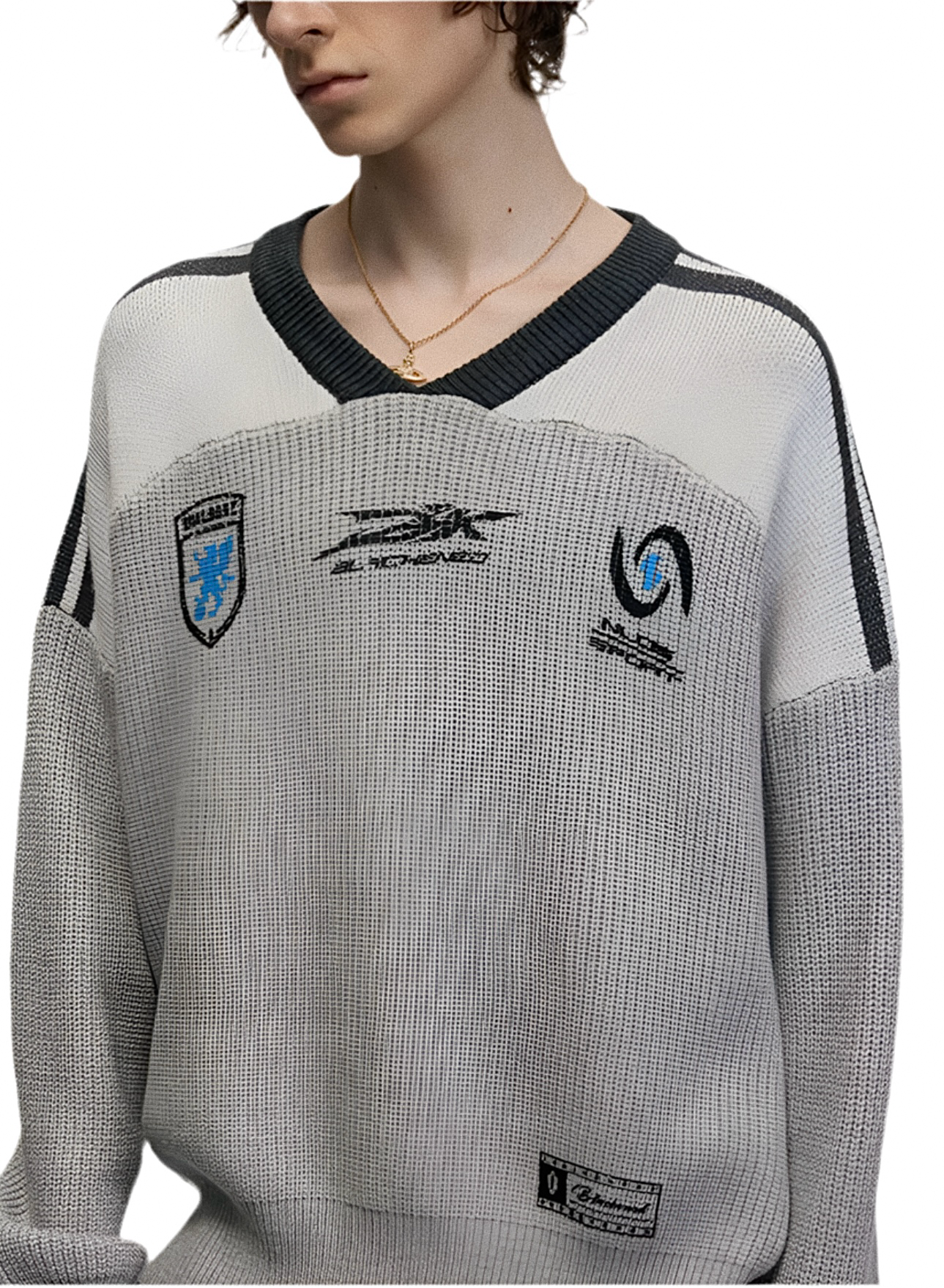 HS10008 Oversized Knitted Sweater/ Pro Circuit