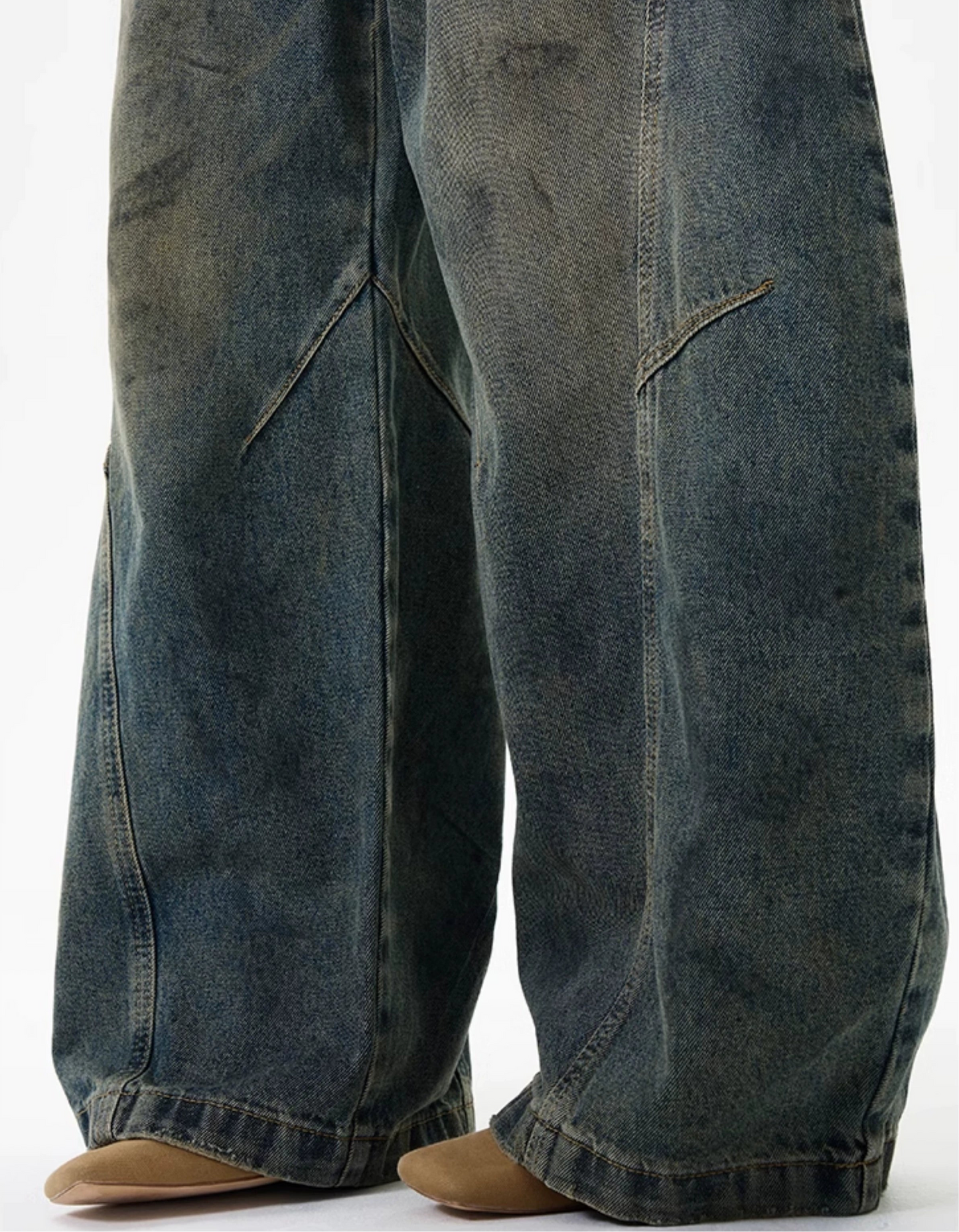 TJ10006 Wide-Leg Jeans/ Vintage Dust