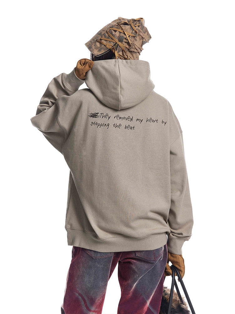 HS10034 Oversized hoodie/ E-Guitar