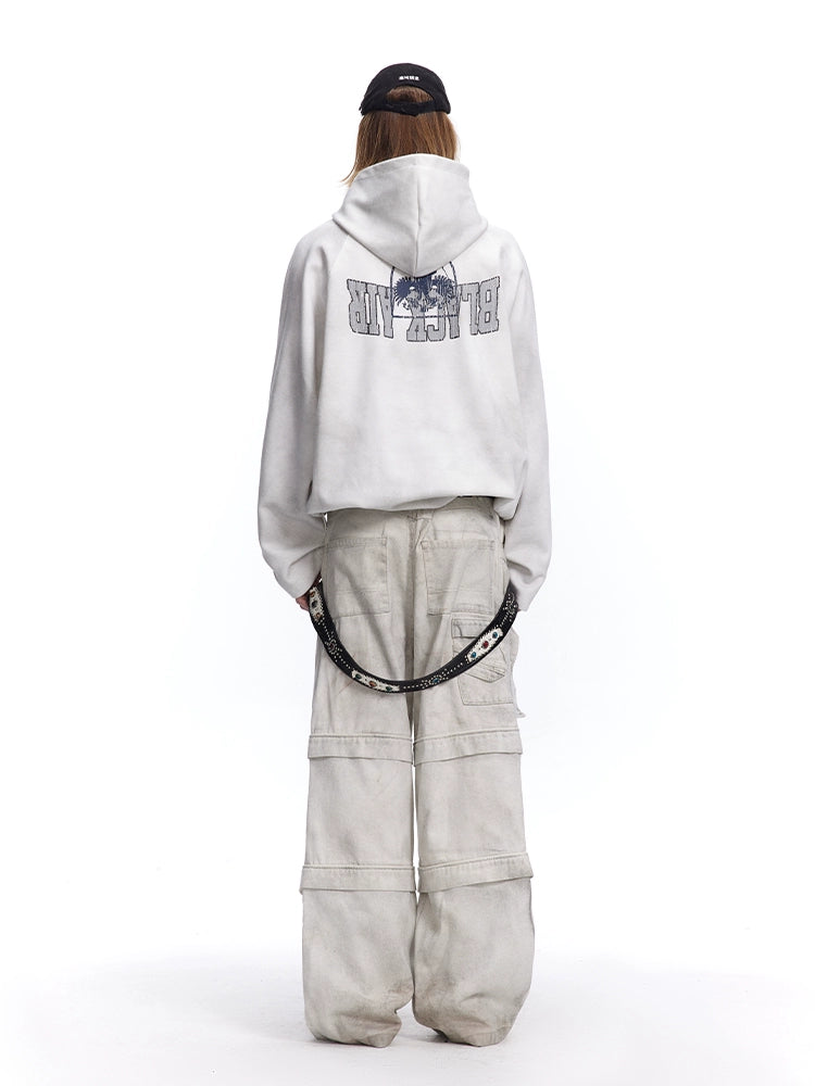 HS10035 Oversized hoodie/ Dirty HRE