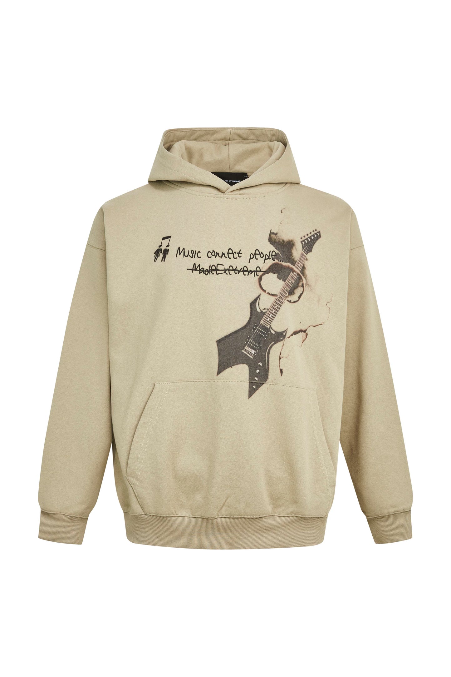 HS10034 Oversized hoodie/ E-Guitar