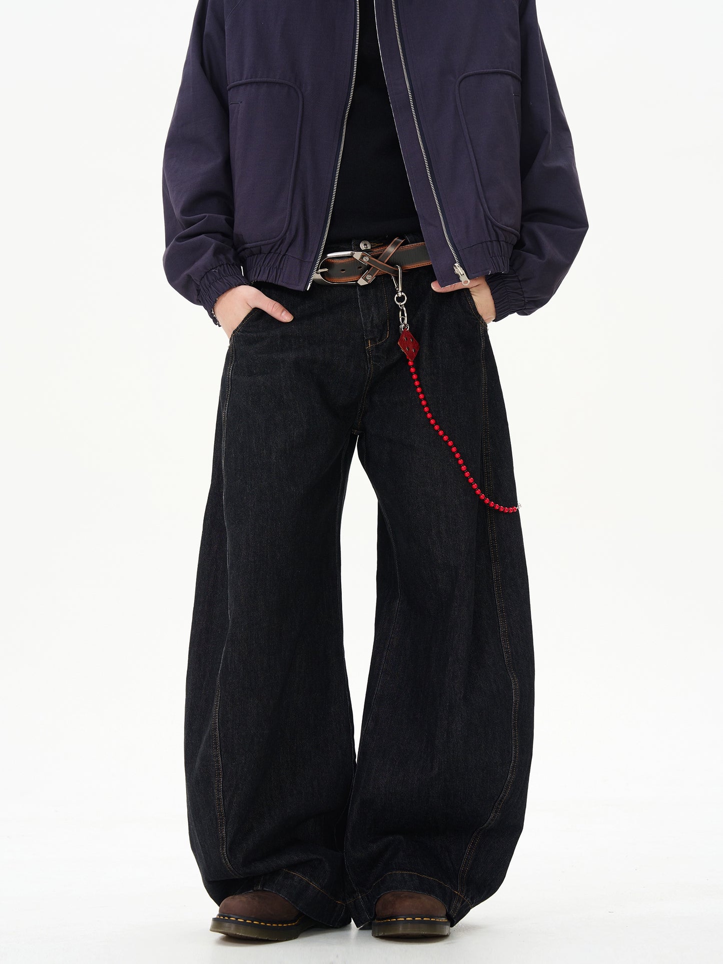 TJ10074 Baggy Selvedge Denim Jeans