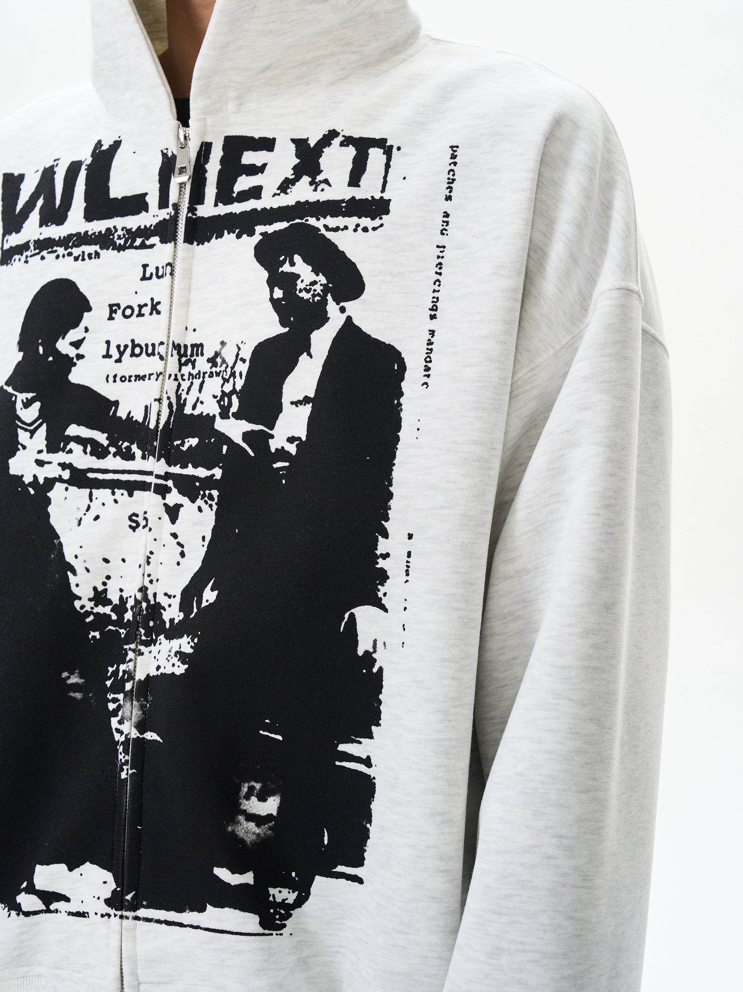 HS10053 Oversized Vintage Retro Hoodie